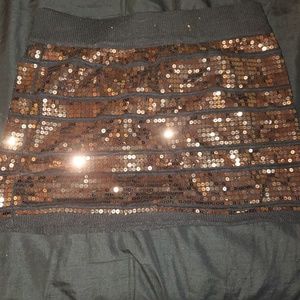 Forever 21 sequin mini skirt